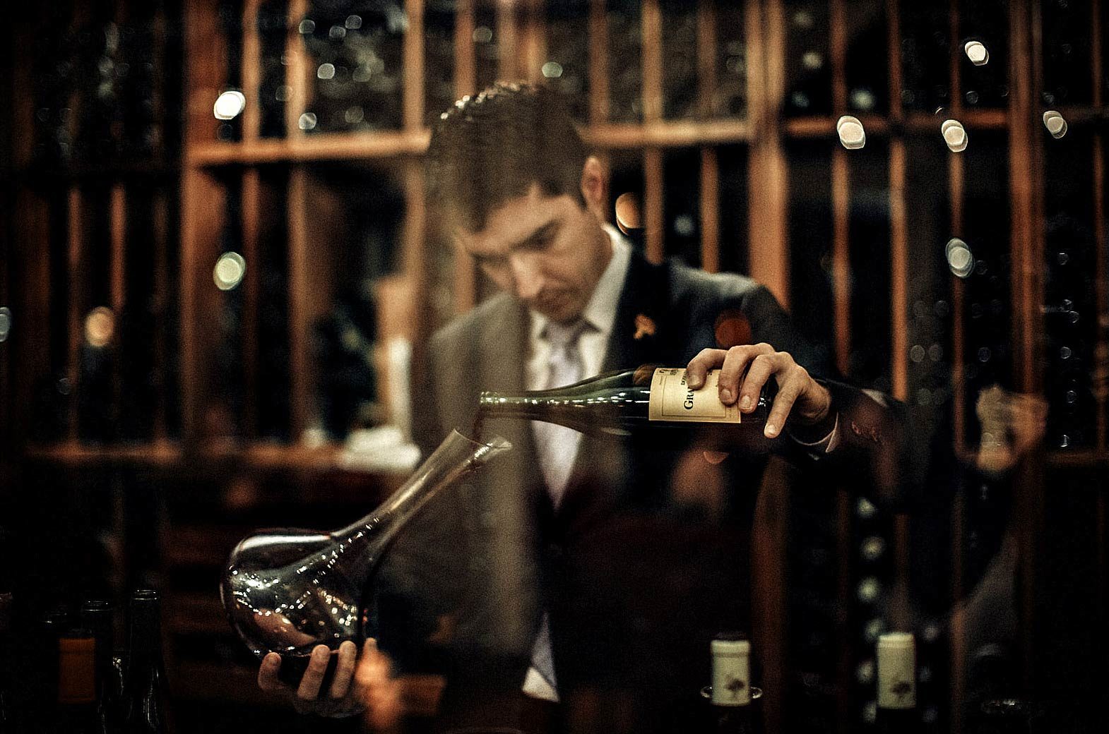 Grands vins de la cave de la Maison Aribert, sur conseils du sommelier